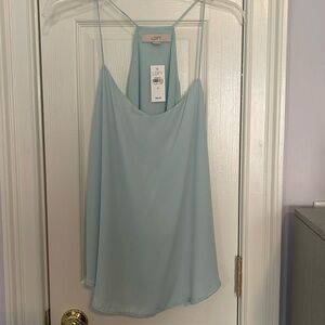 Brand new pale turquoise racerback camisole